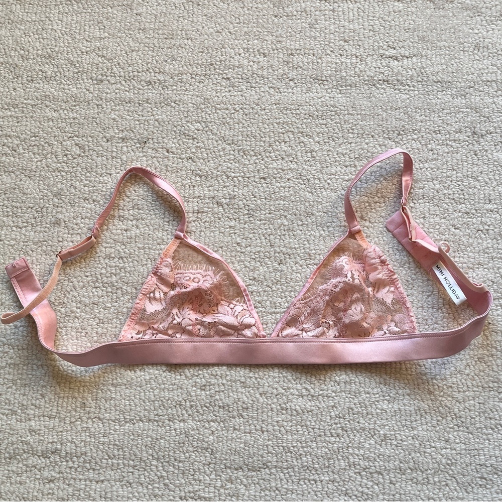 Mimi Holliday silk bra XS